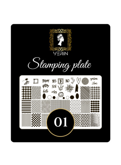 VERIN STAMPING PLATE - 1