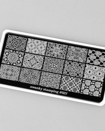 SWANKY STAMPING PLATE #027