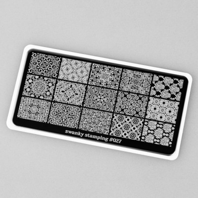 SWANKY STAMPING PLATE #027
