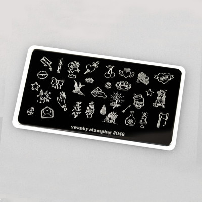 SWANKY STAMPING PLATE #046