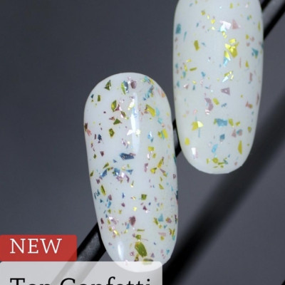 VERIN TOP COAT - CONFETTI, 15 ml