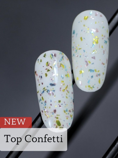 VERIN TOP COAT - CONFETTI, 15 ml