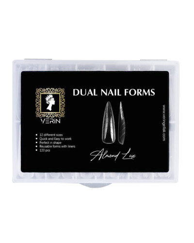 VERIN DUAL NAIL FORMS - ALMOND LUX