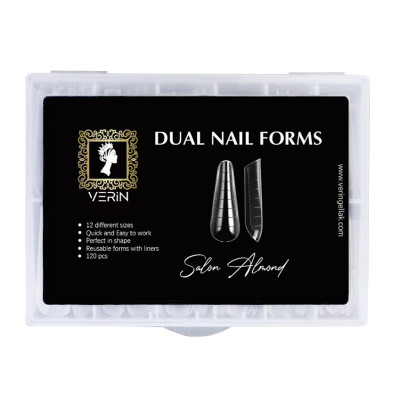 VERIN DUAL NAIL FORMS - SALON ALMOND