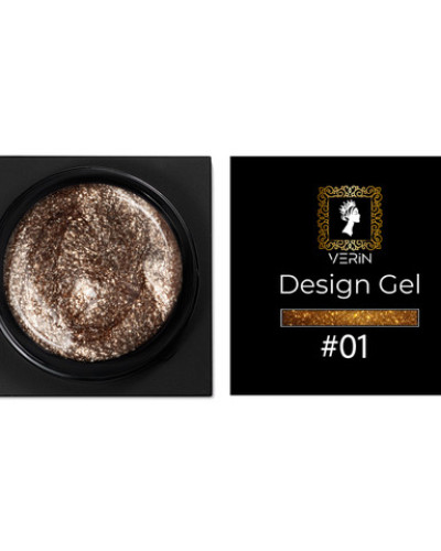 VERIN - DESIGN GEL METALLIC, 5gr